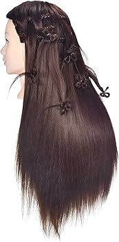 Amazon.co.jp: Ba Sha 練習用 編み込み練習用 ウィッグマネキンヘッド